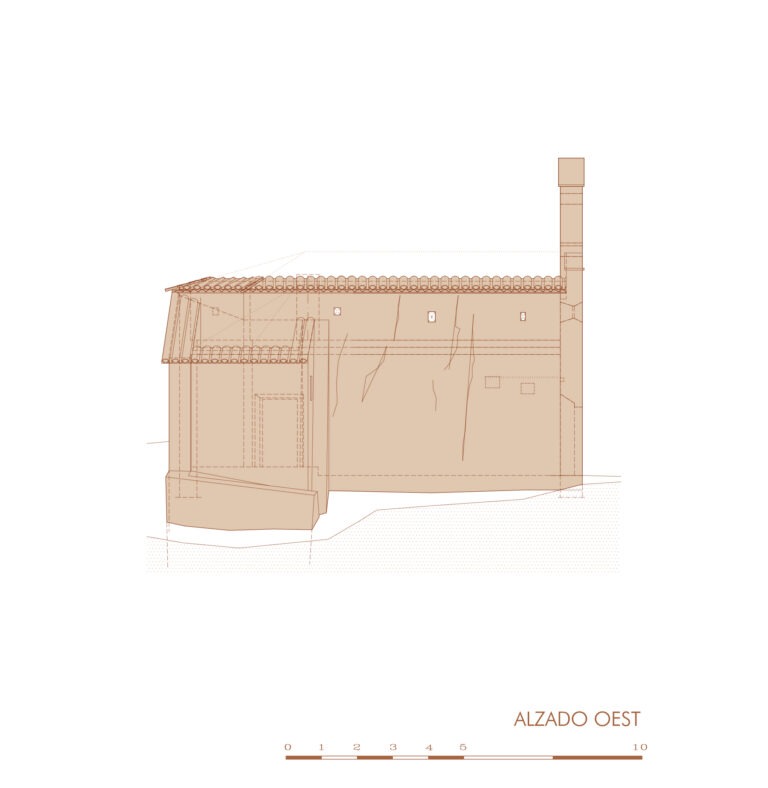 07_elfilverd_capilla_sant jaume_olesa_alzado_oest